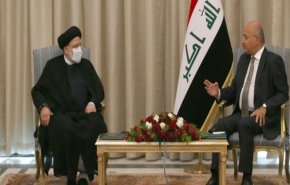 رئيسي يؤكد دعم ايران للعراق خلال لقائه بصالح +فيديو