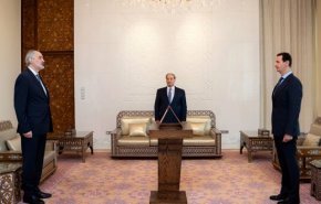 بشار الجعفري يؤدي القسم الدستورية امام الرئيس الاسد