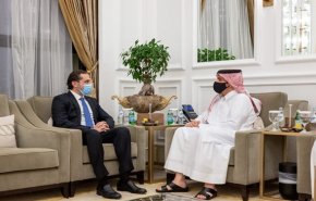 دیدار سعد الحریری با وزیر خارجه قطر 