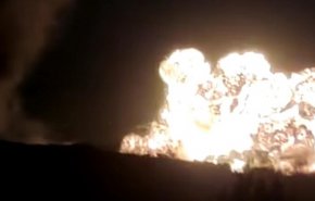 بالفيديو والصور ..صواريخ مجهولة تستهدف سوق المحروقات شمال حلب