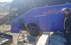 حادث مروع يتسبب بإصابة 15سوريا 