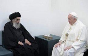 لقاء تاريخي.. السيد السيستاني يستقبل بابا الفاتيكان بالنجف الأشرف