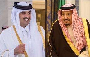 الملك السعودي يبعث رسالة الى أمير قطر