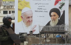 ترحيب ايراني للقاء البابا فرنسيس مع السيد السيستاني 