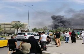 شاهد.. انفجار في منطقة الحبيبية شرقي بغداد یخلف ضحایا وجرحى