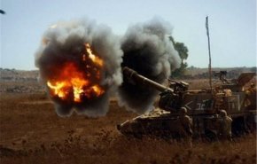 حمله توپخانه‌ای صهیونیست‌ها به غزه