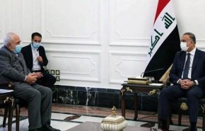 ظريف و الكاظمي يبحثان مواجهة التهديدات الامنية المشتركة