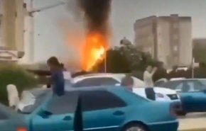 انفجار مهیب جایگاه سوخت در شهر دوشنبه تاجیکستان+ فیلم