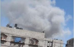 طائرات الاحتلال تدمر عمارة سكنية في شارع اليرموك غرب غزة