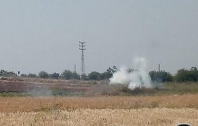 قنابل دخانية اطلقها العدو الصهيوني باتجاه جنوب لبنان