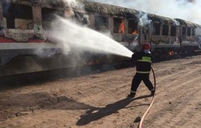 آتش‎ سوزی قطار مسافربری تهران-یزد