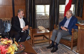 زياد النخالة يلتقي رئيس مجلس النواب اللبناني نبيه بري