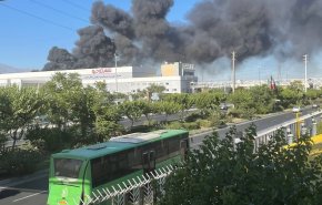 آتش‌سوزی در غرب تهران