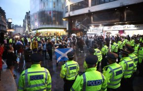 شرطة لندن تعتقل 30 مشجعا بعد مباراة إنجلترا واسكتلندا 