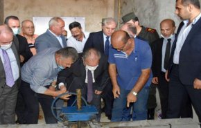 رئيس الوزراء السوري يدشن منشأة المناورة للمياه