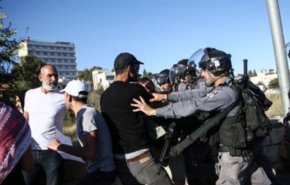 نظامیان صهیونیست اعتراضات فلسطینیان به محاصره شیخ جراح را سرکوب کردند