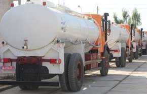 الدفاع الايرانية ترسل صهاريج المياه الى محافظة خوزستان