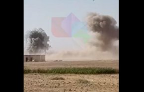 بالفيديو...الاحتلال الامريكي يقصف منزلا شمال شرق سوريا
