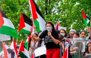 تضامن مواقع التواصل مع رشيدة طليب ضد اللوبي الصهيوني