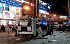 مقتل شخص وإصابة 15 آخرين بانفجار بحافلة ركاب في روسيا