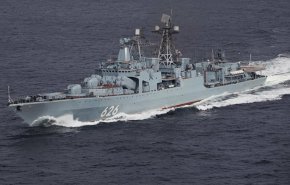بارجة عسكرية روسية جديدة تدخل البحر المتوسط

