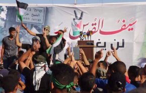 شاهد..مسيرة شعبية في قطاع غزة للمطالبة برفع الحصار 