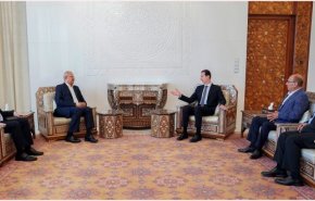 الأسد يستقبل الأمين العام للجبهة الشعبية لتحرير فلسطين في دمشق