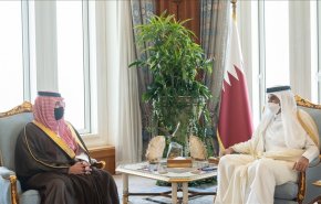 أمير قطر يستقبل وزير الداخلية السعودي