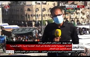 شاهد بالفيديو.. اجواء مدينة كربلاء المقدسة في يوم الأربعين 