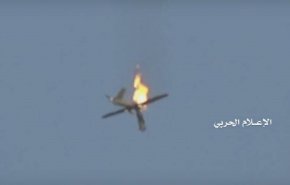 پدافند هوایی یمن یک هواپیمای جاسوسی عربستان را سرنگون کرد
