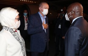 الرئيس التركي يصل أنغولا في مستهل جولة إفريقية