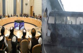 تفجير حافلة عسكرية بدمشق.. اجتماعات موسكو حول أفغانستان