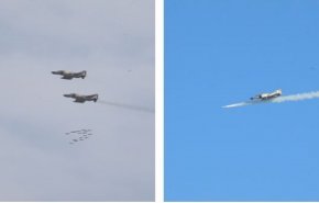 انهدام اهداف دشمن با بمب «یاسین 90» در رزمایش هوایی ارتش/ تمرین رهگیری هوایی در ارتفاع پست

