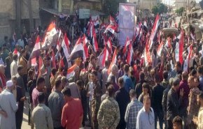 تجمع جماهيري حاشد في تل رفعت شمالي سوريا رفضاً للاحتلال التركي