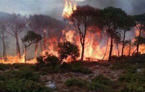 حرائق متنقلة في جنوب لبنان اليوم الاحد