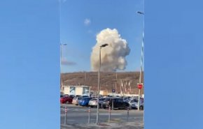 بالفيديو: انفجار في محطة وقود صواريخ بالقرب من بلغراد
