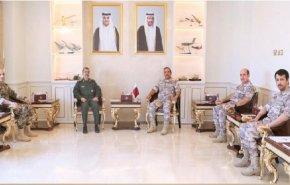 گفت‌و‌گوی وابسته نظامی ایران با رئیس ستاد نیروهای مسلح قطر