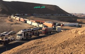 احتجاجات بحضرموت ضد حكومة هادي وتكدس آلاف الشاحنات والقاطرات