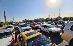 ازدحامات مرورية خانقة تشل حركة السير في اغلب شوارع بغداد