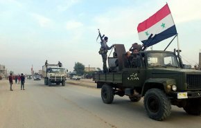 ارتش سوریه مانع از عبور کاروان آمریکایی در حومه 