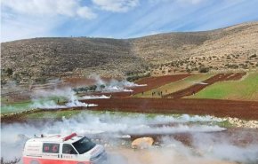134 اصابة خلال مواجهات مع الاحتلال في جبل صبيح 