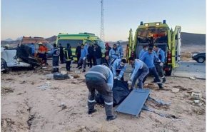 16 وفاة و18 إصابة إثر حادث تصادم حافلتين جنوب سيناء في مصر