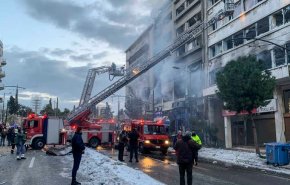 انفجار في مبنى اداري بأثينا يخلف أضراراً كبيرةً و3 مصابين