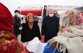  الرئيس التركي يصل  أوكرانيا في زيارة رسمية