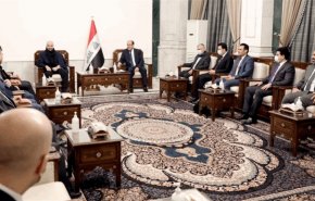 قادة الاطار التنسيقي يستقبلون وفد الاتحاد الوطني