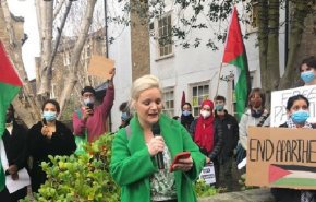 اعتراض دانشجویان انگلیسی به بازدید سفیر رژیم صهیونیستی از دانشگاه کمبریج