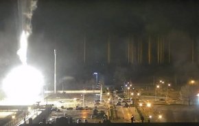 آتش‌سوزی در بزرگترین نیروگاه هسته‌ای اوکراین


