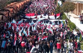 سوريا.. وقفة تضامنية في جامعة حمص دعما لروسيا وشعبها