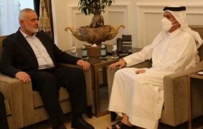 تفاصيل لقاء وفد حماس برئاسة هنية مع وزير خارجية قطر