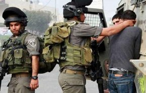 بازداشت 14 فلسطینی در کرانه باختری به دست اشغالگران صهیونیست